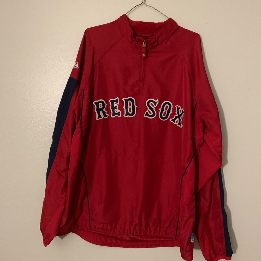 Boston Red Sox Majestic Windbreaker